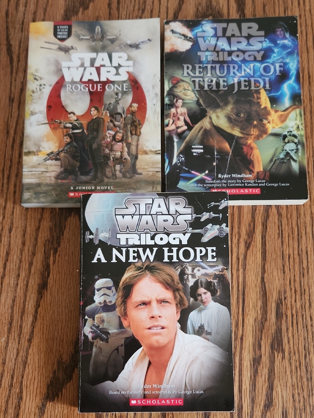 3 Star Wars Junior Level Novels By Ryder Wyndham